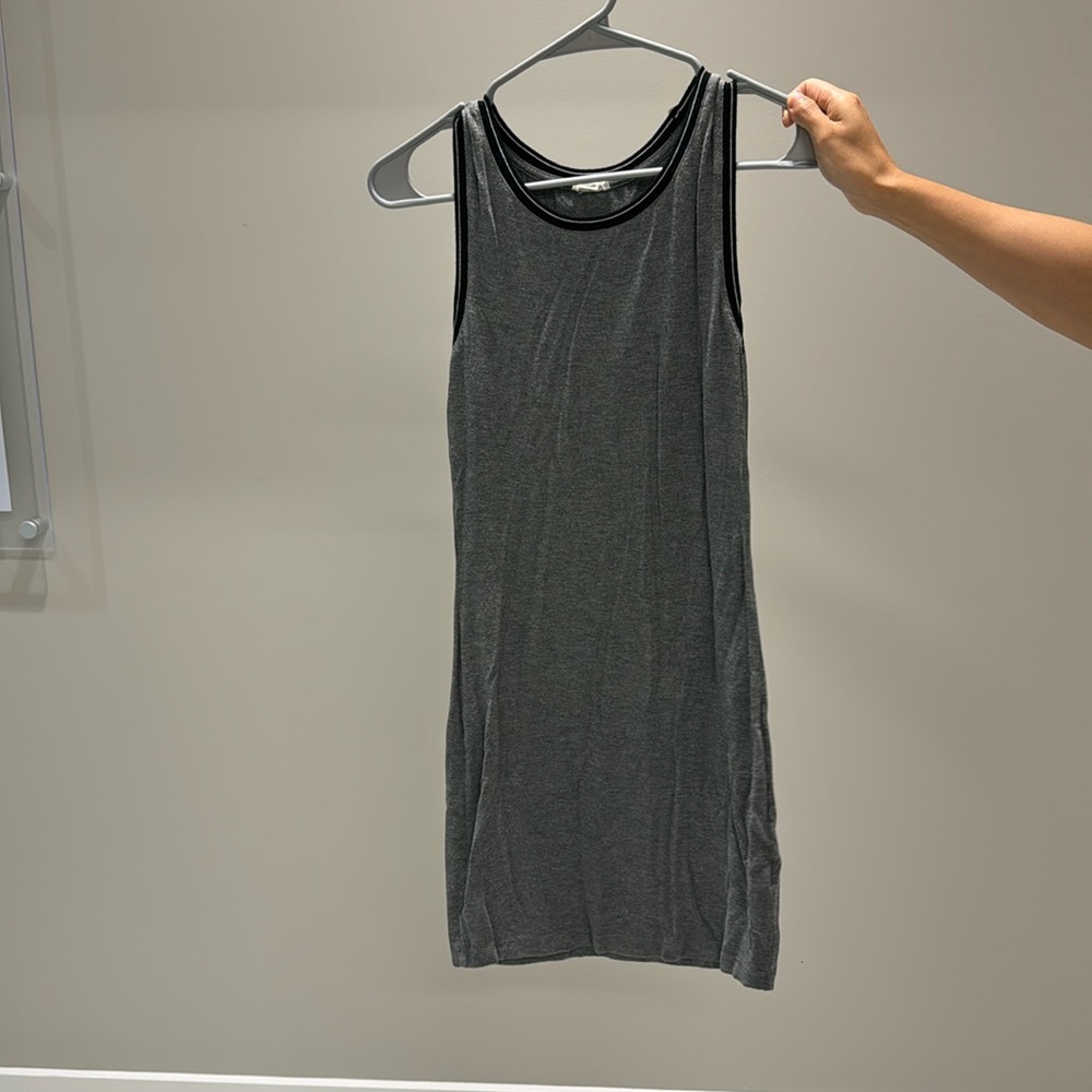 Grey body con dress